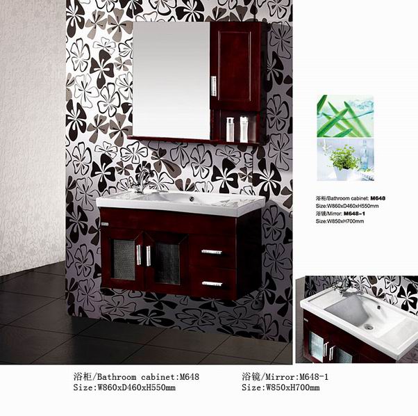 Solid wood vanity TFM648